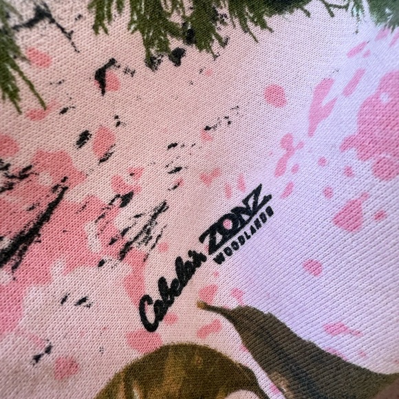 Cabela's Pink Camouflage Hoodie - Picture 4 of 6